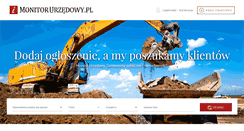 Desktop Screenshot of monitorurzedowy.pl